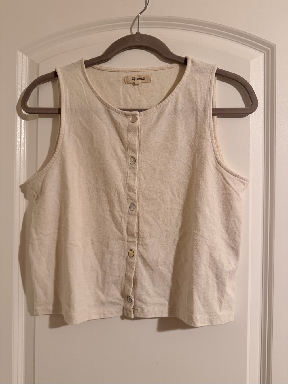 Madewell Cotton Cropped Top